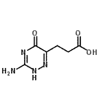 CAS#: 220459-24-5， 3-(3-Amino-5-Oxo-2,5-Dihydro-1,2,4-Triazin-6-Yl)Propanoic Acid