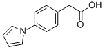 structure of CAS# 22048-71-1, [4-(1H-Pyrrol-1-Yl)Phenyl]Acetic Acid;2-[4-(1-Pyrrolyl)Phenyl]Acetic Acid;2-(4-Pyrrol-1-Ylphenyl)Ethanoic Acid;(4-Pyrrol-1-Yl-Phenyl)-Acetic Acid