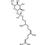 CAS#: 220496-27-5， 1-O-(Hydroxy{[(6Z)-3,7,11-Trimethyl-6,10-Dodecadien-1-Yl]Oxy}Phosphoryl)-beta-D-Glucopyranose