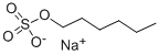 structure of CAS# 2207-98-9, Sodium Hexyl Sulfate;Sulfuric Acid, Monohexyl Ester, Sodium Salt;Sodium Hexyl Sulphate