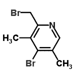 CAS#: 220757-76-6， 4-Bromo-2-(Bromomethyl)-3,5-Dimethylpyridine