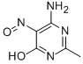 structure of CAS# 2209-72-5, 6-Amino-2-Methyl-5-Nitroso-4(3H)-Pyrimidinone;4(1H)-Pyrimidinone, 6-Amino-2-Methyl-5-Nitroso-;4-Amino-6-Hydroxy-2-Methyl-5-Nitrosopyrimidine;Zinc04085865