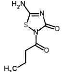CAS#: 220966-99-4， 5-Amino-2-Butyryl-1,2,4-Thiadiazol-3(2H)-One