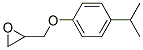 structure of CAS# 2210-72-2, 2-[(4-Propan-2-Ylphenoxy)Methyl]Oxirane;2-[(4-Isopropylphenoxy)Methyl]Oxirane;((P-Isopropylphenoxy)Methyl)Oxirane