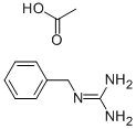 structure of CAS# 2211-57-6, (N'-Benzylcarbamimidoyl)Azanium Hydrogen Sulfate;(N'-Benzylcarbamimidoyl)Ammonium;Hydrogen Sulfate;(Amino-Benzyliminomethyl)Ammonium;Hydrogen Sulfate;(N'-Benzylcarbamimidoyl)Ammonium Bisulfate