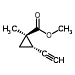 CAS#: 221100-77-2， Methyl (1R,2S)-2-Ethynyl-1-Methylcyclopropanecarboxylate