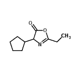 CAS#: 221214-05-7， 4-Cyclopentyl-2-Ethyl-1,3-Oxazol-5(4H)-One