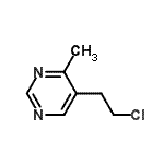 CAS 登录号：22126-35-8， 5-(2-氯乙基)-4-甲基嘧啶
