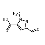 CAS#: 221323-58-6， 3-Formyl-1-Methyl-1H-Pyrazole-5-Carboxylic Acid