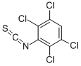 structure of CAS# 22133-95-5, 1,2,4,5-Tetrachloro-3-Isothiocyanato-Benzene;2,3,5,6-TETRACHLOROPHENYL ISOTHIOCYANATE