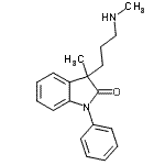 CAS#: 22136-26-1， 3-Methyl-3-[3-(Methylamino)Propyl]-1-Phenyl-1,3-Dihydro-2H-Indol-2-One