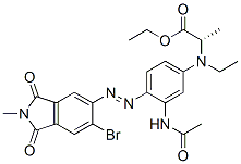CAS#: 221452-67-1， N-[3-(Acetylamino)-4-[2-(6-Bromo-2,3-Dihydro-2-Methyl-1,3-Dioxo-1H-Isoindol-5-Yl)Diazenyl]Phenyl]-N-Ethyl-Alanine Ethyl Ester