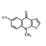 CAS#: 221457-19-8， 6-Hydroxy-9-Methylfuro[2,3-b]Quinolin-4(9H)-One