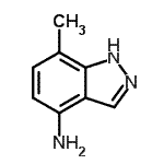 CAS#: 221681-73-8， 7-Methyl-1H-Indazol-4-Amine