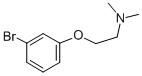 structure of CAS# 221915-84-0, 3-(2-Dimethylaminoethoxy)-Bromobenzene;[2-(3-BROMO-PHENOXY)-ETHYL]-DIMETHYL-AMINE;2-(3-Bromophenoxy)-N,N-Dimethylethanamine;3-(2-DIMETHYLAMINOETHOXY)-BROMOBENZENE