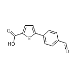 CAS#: 222180-26-9， 5-(4-Formylphenyl)-2-Thiophenecarboxylic Acid