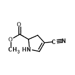 CAS#: 222420-85-1， Methyl 4-Cyano-2,3-Dihydro-1H-Pyrrole-2-Carboxylate