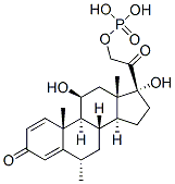 CAS#: 22252-38-6， 11beta,17,21-Trihydroxy-6alpha-Methylpregna-1,4-Diene-3,20-Dione 21-(Dihydrogen Phosphate)
