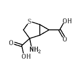 CAS#: 222529-89-7， 4-Amino-2-Thiabicyclo[3.1.0]Hexane-4,6-Dicarboxylic Acid