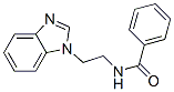 CAS 登录号：22261-41-2， N-[2-(1H-苯并咪唑-1-基)乙基]苯甲酰胺