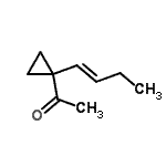 CAS#: 223108-42-7， 1-{1-[(1E)-1-Buten-1-Yl]Cyclopropyl}Ethanone