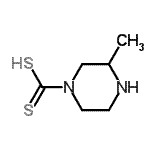 CAS 登录号：22316-97-8， 3-甲基-1-哌嗪二硫代甲酸
