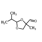 CAS#: 223520-62-5， 2-Isopropyl-4-Methyl-1,3-Dioxolane-4-Carbaldehyde