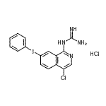 CAS#: 223671-08-7， 1-[4-Chloro-7-(Phenylsulfanyl)-1-Isoquinolinyl]Guanidine Hydrochloride (1:1)