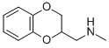 structure of CAS# 2242-31-1, 2,3-Dihydro-N-Methyl-1,4-Benzodioxin-2-Methanamine;1-(2,3-Dihydro-1,4-Benzodioxin-2-Yl)-N-Methyl-Methanamine;2,3-Dihydro-1,4-Benzodioxin-2-Ylmethyl-Methyl-Amine;1,4-Benzodioxan-2-Methylamine, N-Methyl-