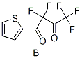 CAS 登录号：22502-27-8， 4,4,4-三氟-L-(2-噻吩基)-1,3-丁烷二酮二氟化硼