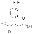 structure of CAS# 22511-21-3, 2-(4-Aminophenyl)Succinic Acid;2-(4-Aminophenyl)butanedioic acid;2-(4-Aminophenyl)succinic acid #;4-AMINOPHENYLSUCCINIC ACID