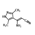 CAS#: 225220-78-0， (2Z)-3-Amino-3-(3,5-Dimethyl-1H-Pyrazol-4-Yl)Acrylonitrile