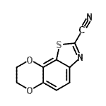 CAS#: 225242-00-2， 7,8-Dihydro[1,4]Dioxino[2,3-g][1,3]Benzothiazole-2-Carbonitrile