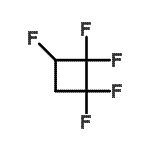 structure of CAS# 2253-02-3, 1,1,2,2,3-Pentafluorocyclobutane;1,2,2,3,3-Pentafluorocyclobutane;2/3/2253;MFCD07777210