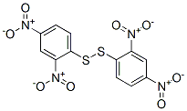 结构式 CAS# 2253-67-0, 1-(2,4-二硝基苯基)硫基-2,4-二硝基苯