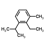 CAS#: 22582-89-4， 2-Ethyl-1-Isopropyl-3-Methylbenzene