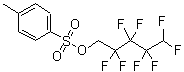 结构式 CAS# 2264-00-8, 2,2,3,3,4,4,5,5-八氟戊基 4-甲基苯磺酸酯