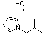 structure of CAS# 226930-88-7, (1-Isobutyl-1H-Imidazol-5-Yl)Methanol;(1-isobutyl-1H-imidazol-5-yl)methanol;MFCD08060034