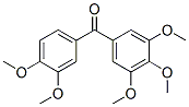 结构式 CAS# 22699-97-4, (3,4-二甲氧基苯基)(3,4,5-三甲氧基苯基)-甲酮