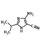 CAS#: 227078-18-4， 4-Amino-2-Isopropyl-1H-Imidazole-5-Carbonitrile