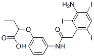 CAS#: 22708-55-0， 2-[3-[[2-(3-Amino-2,4,6-Triiodo-Phenyl)Acetyl]Amino]Phenoxy]Butanoic Acid