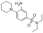 CAS 登录号：22745-63-7， 3-氨基-N,N-二乙基-4-(1-哌啶基)-苯磺酰胺