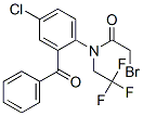 CAS#: 22753-81-7， N-(2-Benzoyl-4-Chlorophenyl)-2-Bromo-N-(2,2,2-Trifluoroethyl)Acetamide