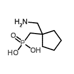 CAS#: 227626-14-4， {[1-(Aminomethyl)Cyclopentyl]Methyl}Phosphonic Acid