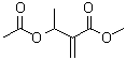 structure of CAS# 22787-68-4, Methyl 3-Acetoxy-2-Methylenebutanoate;Methyl 3-acetoxy-2-methylenebutyrate;405221_ALDRICH