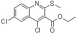 CAS#: 227958-96-5， Ethyl 4,6-Dichloro-2-(Methylsulfanyl)-3-Quinolinecarboxylate