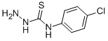 结构式 CAS# 22814-92-2, N-(4-氯苯基)-肼基硫代甲酰胺