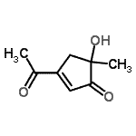 CAS 登录号：228548-92-3， 3-乙酰基-5-羟基-5-甲基-2-环戊烯-1-酮