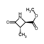 CAS#: 228868-33-5， Methyl (2R,3S)-3-Methyl-4-Oxo-2-Azetidinecarboxylate