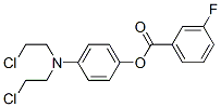 CAS#: 22953-55-5， [4-[Bis(2-Chloroethyl)Amino]Phenyl] 3-Fluorobenzoate